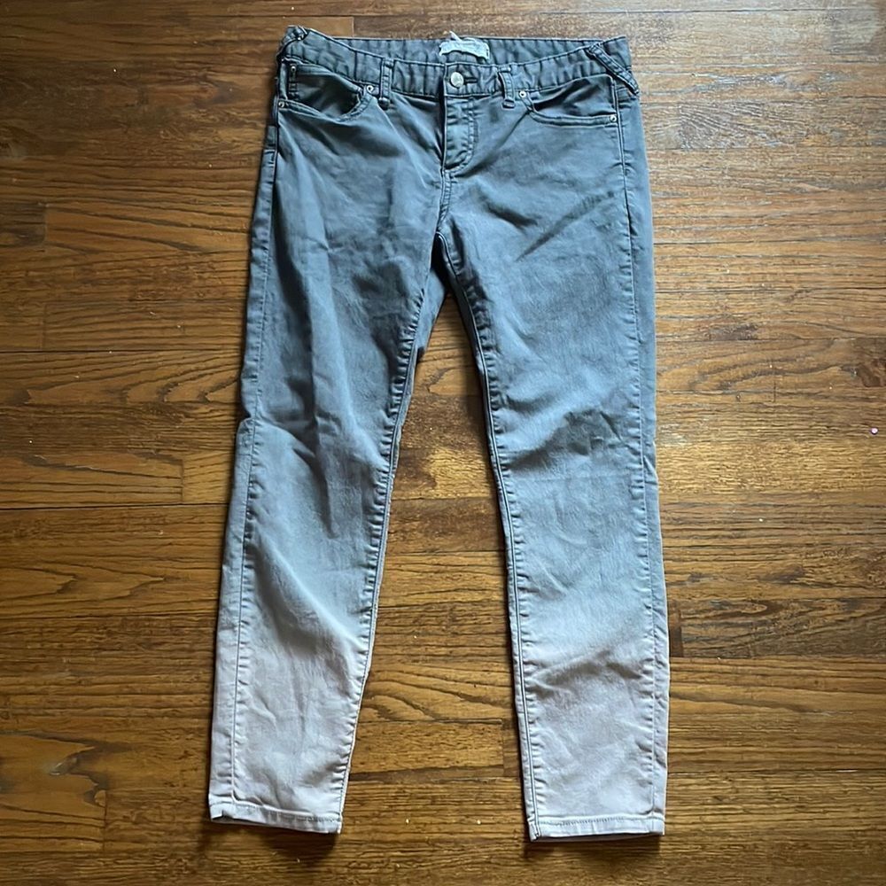 Free People Gray Ombré Jeans